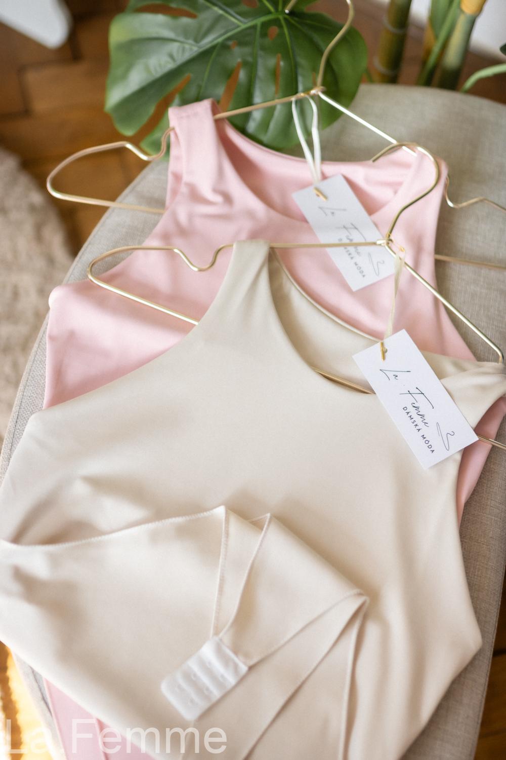 Dámské body Basic, beige