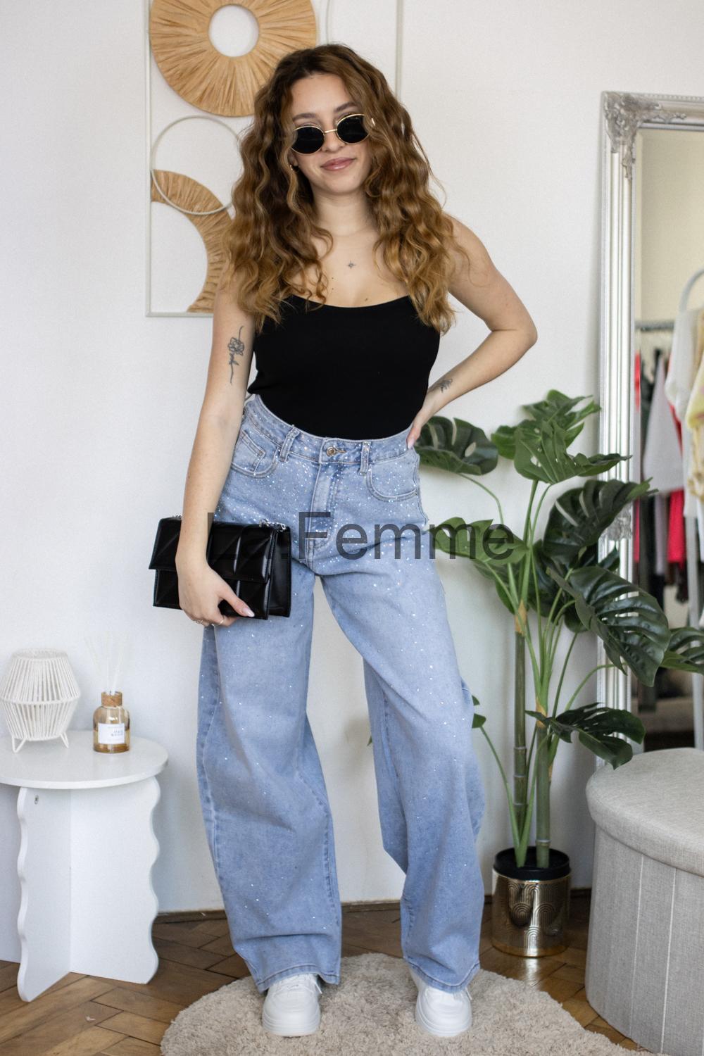 Dámské černé žebrované body Vanessa