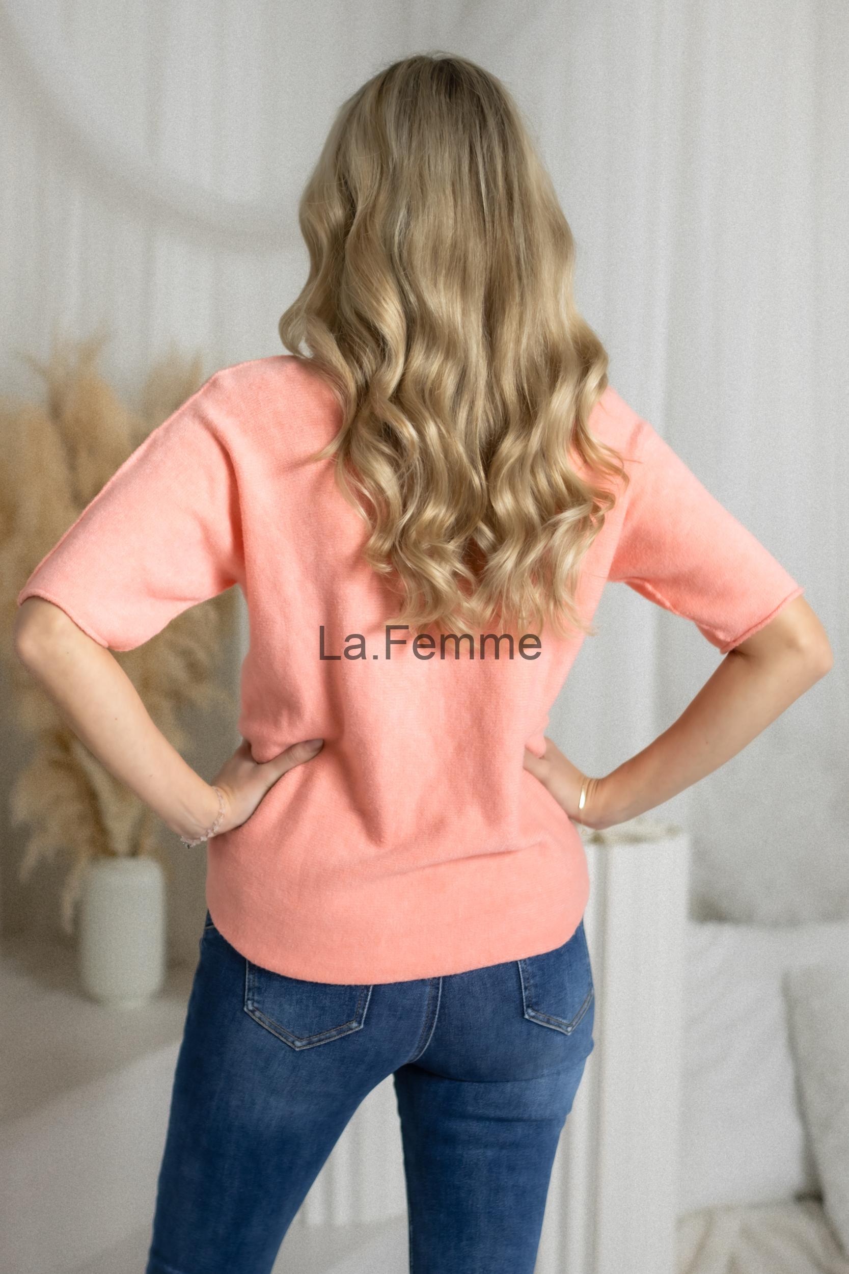 Lehký dámský svetr Grace, Salmon Pink