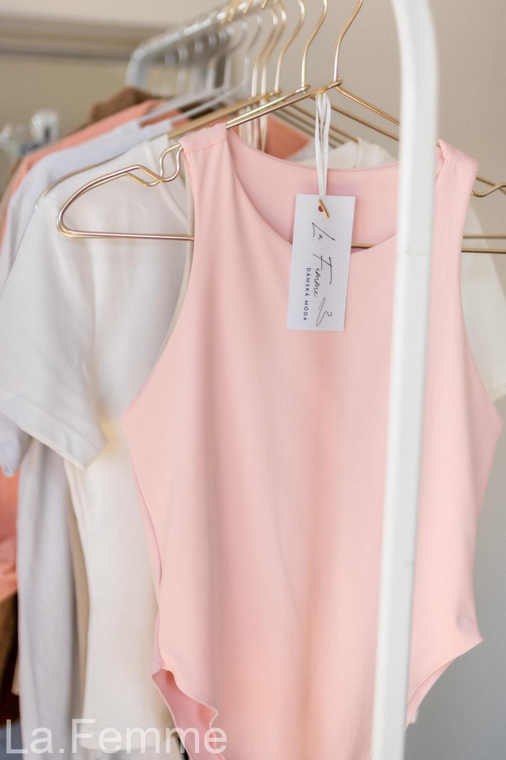Dámské body Basic, pink