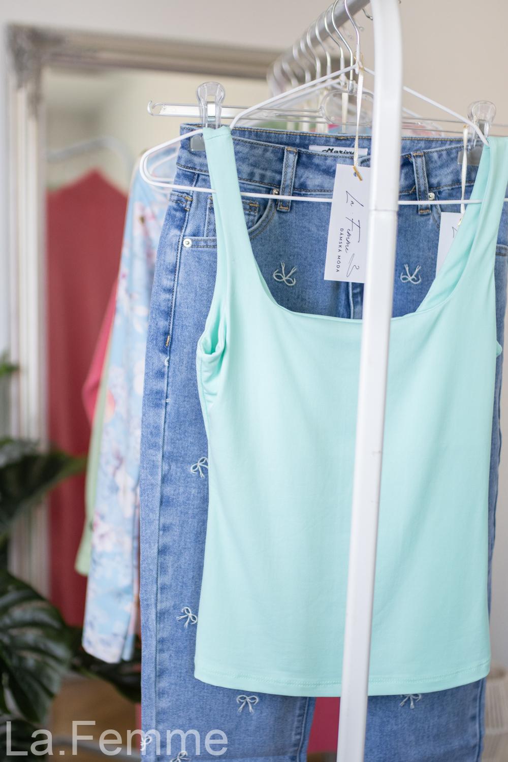 Dámské tílko Basic, mint
