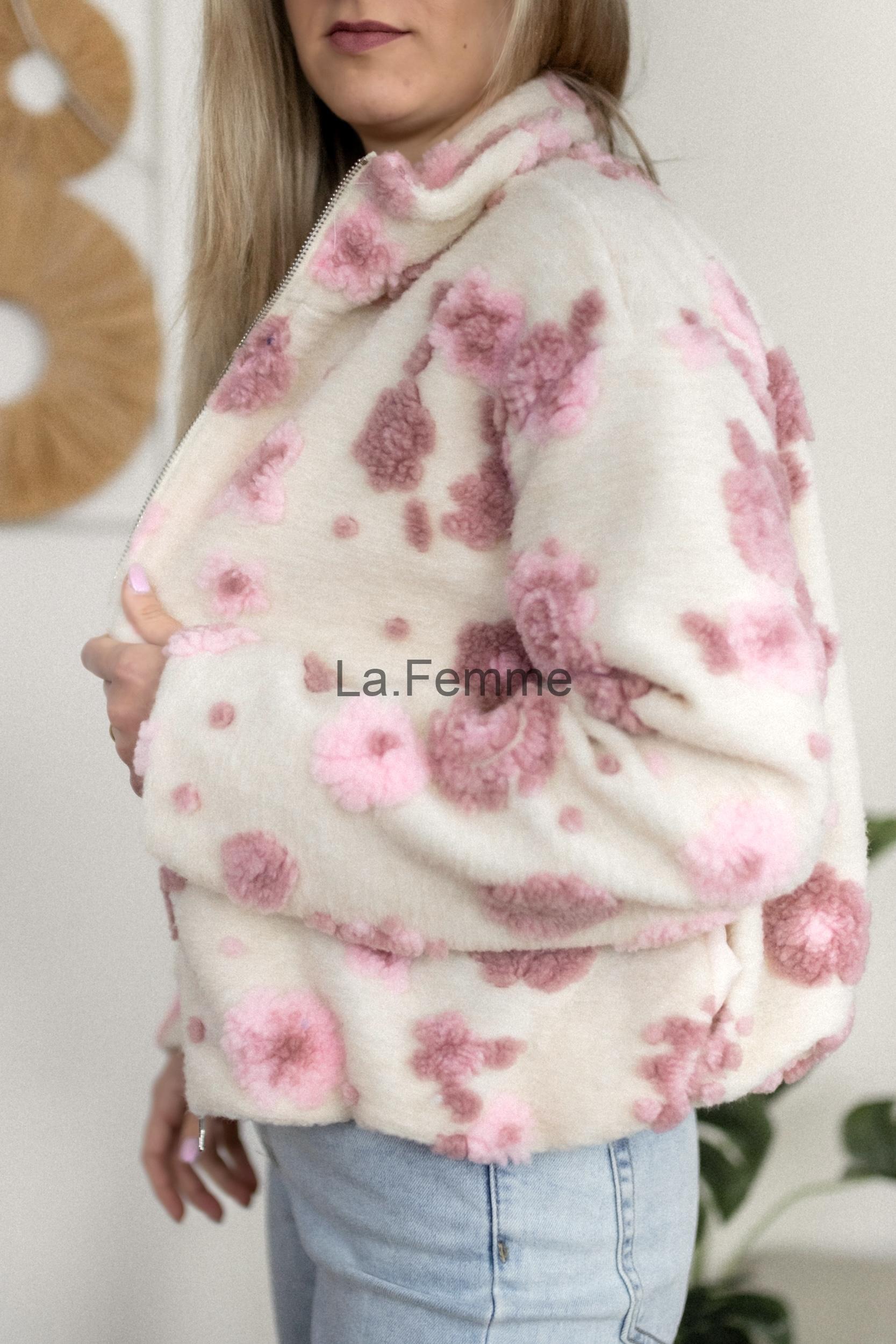 Teddy bomber, pink