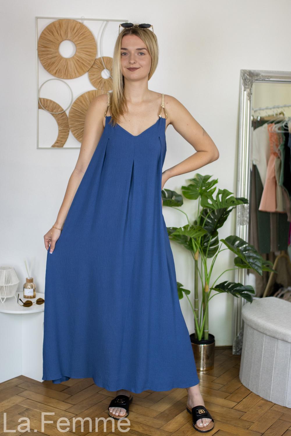 Dámské Maxi šaty Serena, blue